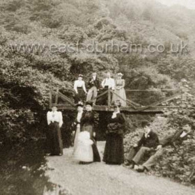 Dene Bridge, Deneholme, c1900.