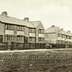 Miners houses in Blackhall, 1929.