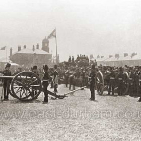 Seaham Volunteers on Terrace Green around 1900