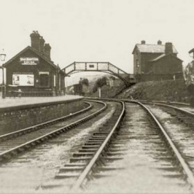 Hesleden Station, which was called Castle Eden Colliery Station until 1910.  Photograph and caption from Bob Williams