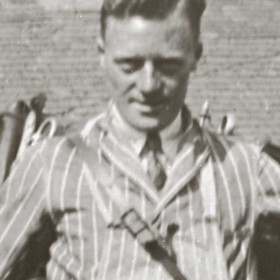 ALFIE DONALDSON  butcher for Webster. Photo 1930