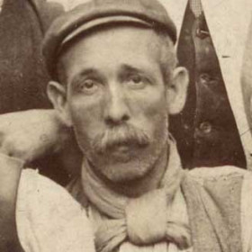Sammy Dunn, builder, photograph 1905
Photograph from William Kirby