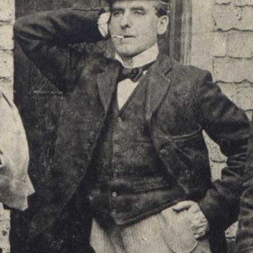 JAMES ENGLISH,   Photo taken at Theatre Royal, 1886.