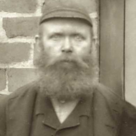 M FORSTER, tradesman at Seaham Colliery. P/graph 1890.