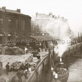 Quayside in the late 1800s.