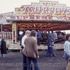 The Hoppings, Newcastle's annual fair on the Town Moor in 1978.