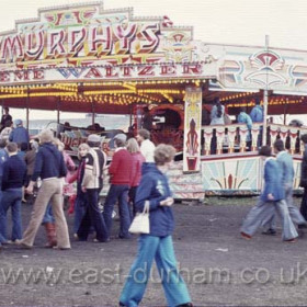 The Hoppings, Newcastle's annual fair on the Town Moor in 1978.