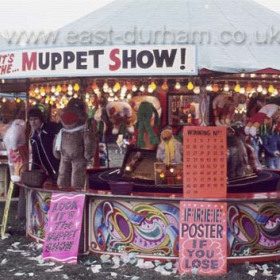 The Hoppings, Newcastle's annual fair on the Town Moor in 1978.