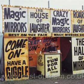 The Hoppings, Newcastle's annual fair on the Town Moor in 1978.