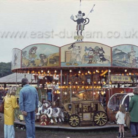 The Hoppings, Newcastle's annual fair on the Town Moor in 1978.