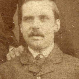 DICK HALL, almost certainly Bottleworks staff, Photo late 1880s