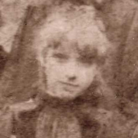 Elizabeth Hood, photographed at the National School in 1888
Photograph from Thwaites