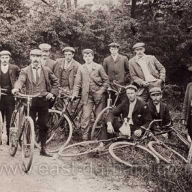 Cycling Club at Hawthorn, these men could be from any of the surrounding towns and villages but most likely Seaham.