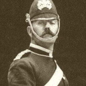 Captain JOHNSTONE  Volunteers c 1890.