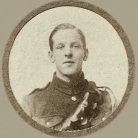 J KROSS;  p/graph from St John's Roll of Hon. WW1