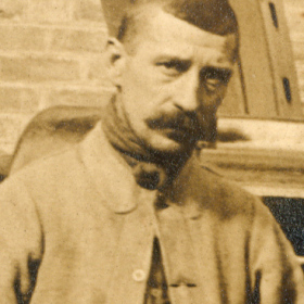 J LOWERY;  Photograph from "First ambulance class Dawdon Colliery c 1924?"