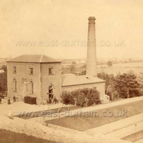 Humbledon Pumping Station c1849, if this date is correct, this is one VERY early photograph.
This pumping station was built between 1846-8