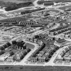 Peterlee Town Centre (built in the mid to late 50s?) at the top centre of the picture. Info Keith Davidson
Photograph from Stafford Linsley