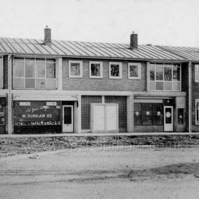 Eden Hill Road shops, Peterlee c1950. Info Keith Davidson
Photograph from Stafford Linsley