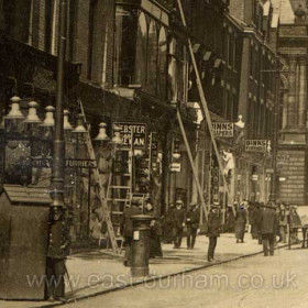 Detail from previous photograph, looks like window cleaning day.