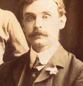 T E Venner, secretary & trainer for New Seaham Boys 1908-09. Photograph 1909