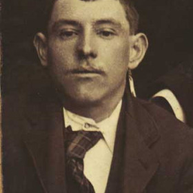 R WATSON, committee member with Seaham Villa AFC. Photograph 1899