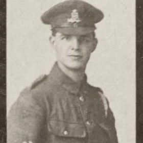 L WICKINGS, p/graph from St John's Roll of Hon. WW1