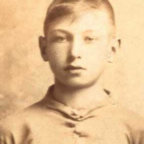 T Wilson, player for New Seaham Boys 1908-09. Photograph 1909