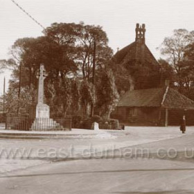 Old Smithy and church, Washington.