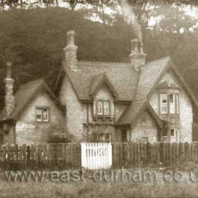 One of the Game Keepers Cottages, Castle Eden Dene, this one was just about opposite the hotel, over the bridge across the beck, They have recently put a new footbridge over the stream.           Bob Williams.
Deneholme