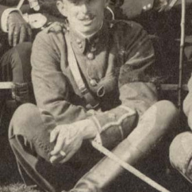 Lt C B COOPER  Volunteers  1911.