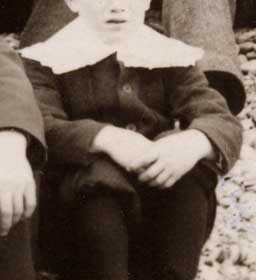 JAMES COYLE b 24 May 1885 d 1 Jul 1955. Photographed on beach at Seaham.