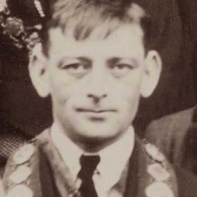 Dawdon Colliery banksman. RAOB member. Photograph 1920