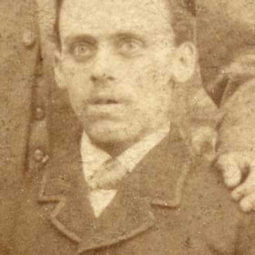 TED HALL almost certainly Bottleworks staff, Photo late 1880s