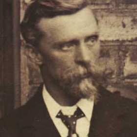 W HALL, chairman of Seaham Villa AFC. Photograph 1899