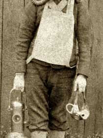 R BARLOW, (Overman).  Explorer at Seaham Colliery Explosion, Sept 8th 1880.