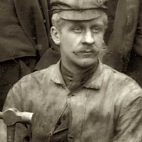 N PURVIS, tradesman at Seaham Colliery. P/graph 1890. Prob a fitter.